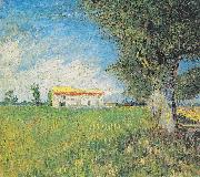 Farmhouse in a wheat field Vincent Van Gogh